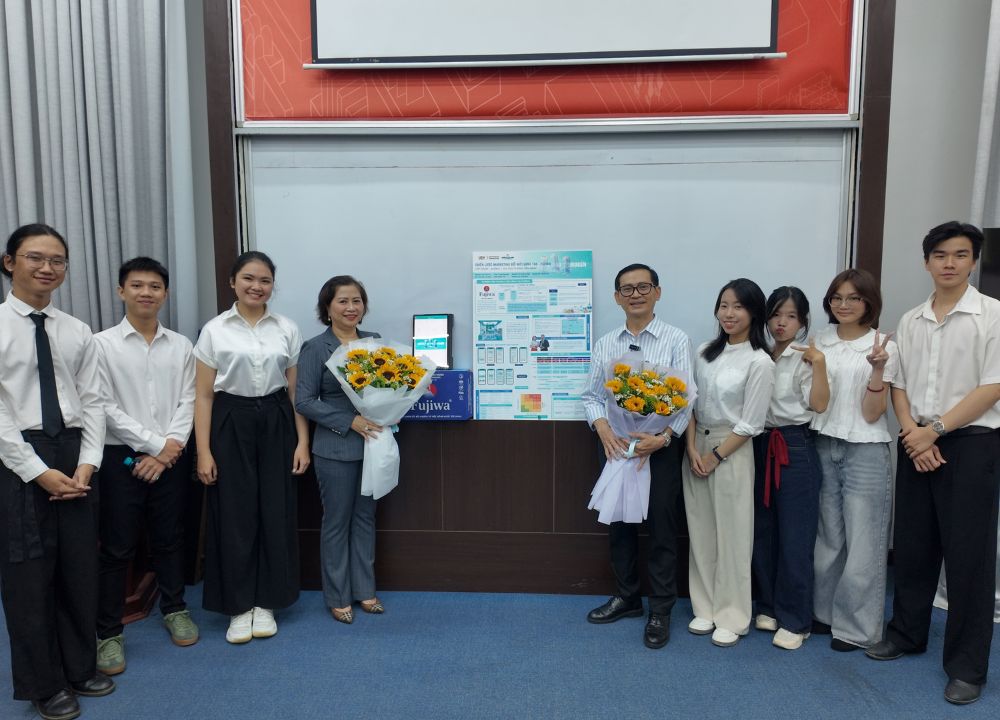 Kết nối với doanh nghiệp để tìm kiếm và giải quyết bài toán thực tiễn là một trong những mục tiêu mà môn học hướng đến